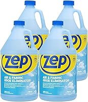 Zep ZUAIR128 Air & Fabric Odor Eliminator Fresh Breeze Scent 1 Gallon Case of 4 - Neutralizes Tough Odors Instantly