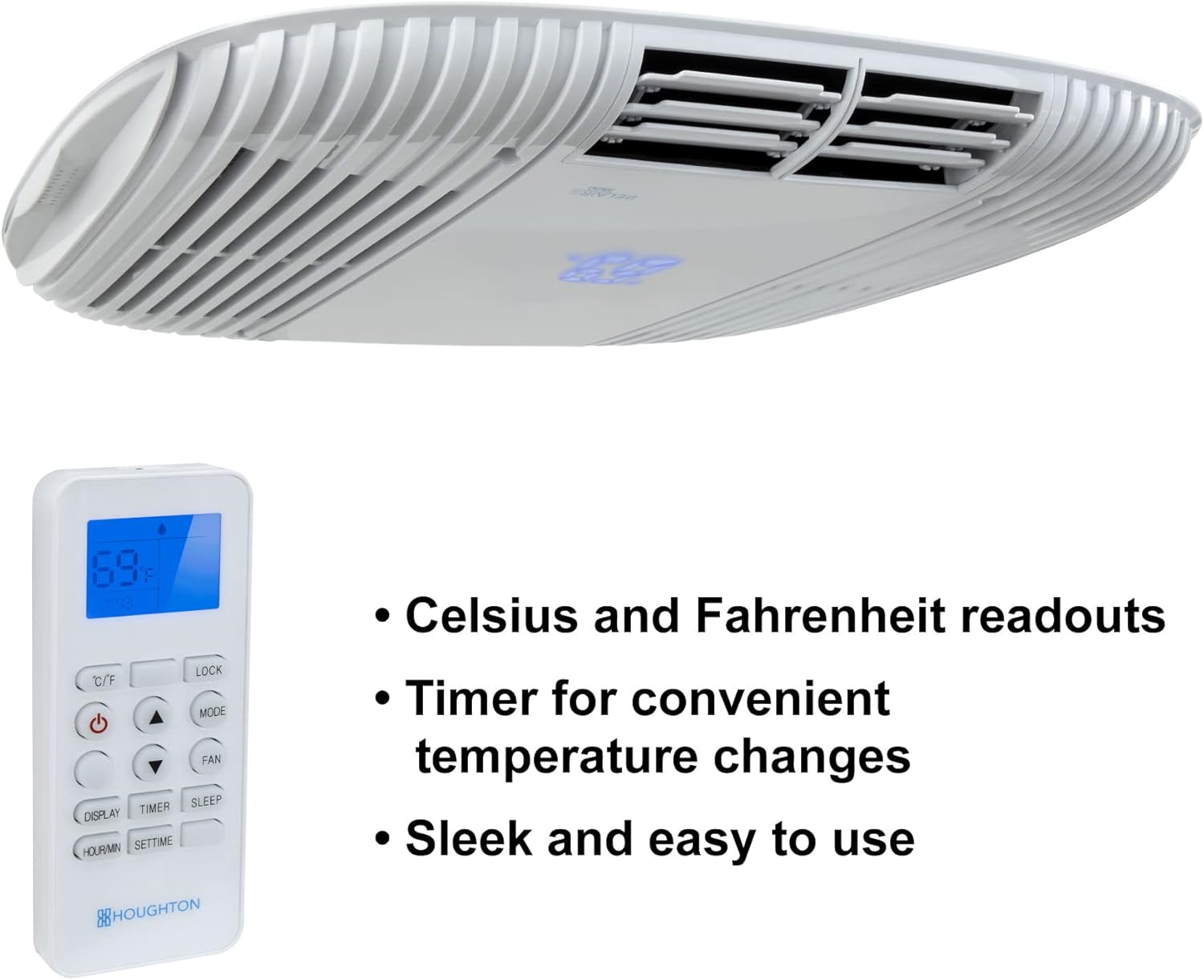 RecPro RV Air Conditioner 13500 BTU Cooling Only | Quiet AC | 110-120V | Non-Ducted | All-in-One Unit | Easy Installation | RV AC Unit (White) : Automotive