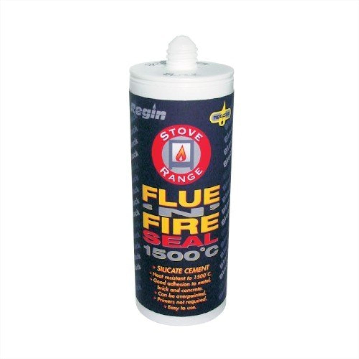Regin Stove Range Flue N Fire Black Fire Sealant Cement 1500 - 150ml
