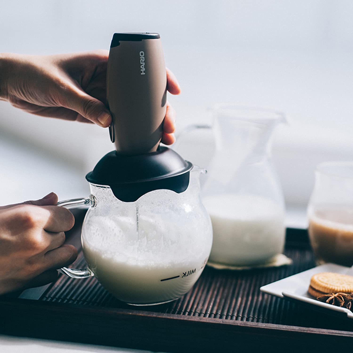 Hario Leche Tarro De Leche Crema Qto Cqt-45br 【 Japón Domestic Productos Genuinos 】 【 Enviado Desde Japón 】