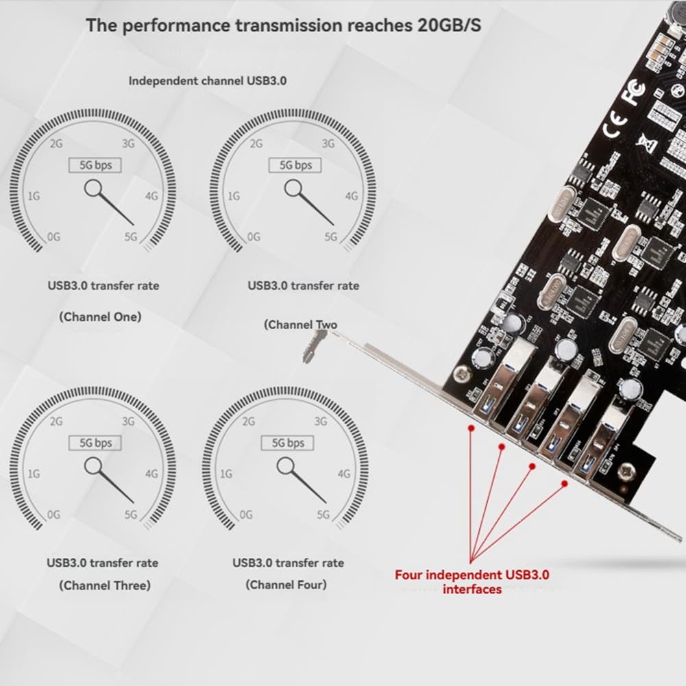 USB3.0 PCI Express karta USB 3.0 PCI-E karta rozszerzeń karta PCI Express do komputera stacjonarnego
