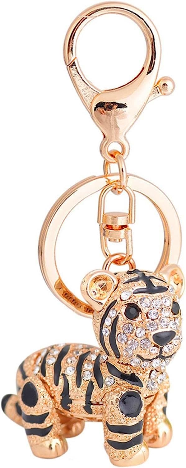 Amazon.com: Reizteko Car Keychain!Full Rhinestone Exquisite Animal