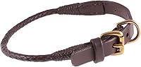 Vista 15 de Alvalley Collar de perro trenzado con hebilla Collar de entrenamiento para perros fuerte y elegante Viene con seis hebras de cuero trenzado a