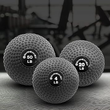 GYMENIST Weighted No Bounce Slam Ball Intensive Workout Training Gym Exercise Weight Balls Equipment