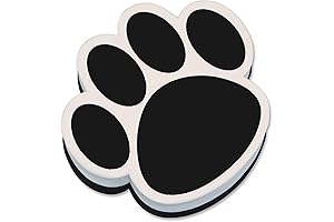 Paw Shaped Magnetic Whiteboard Eraser Perfect Classroom Buddy