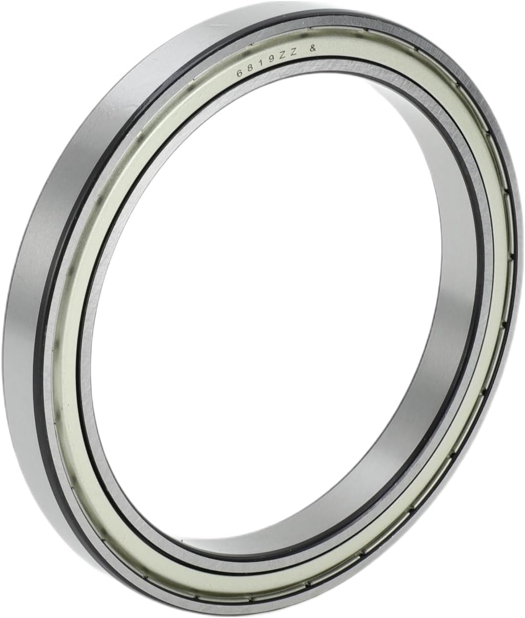 X AUTOHAUX 6819ZZ Deep Groove Ball Bearings P0 95x120x13mm Lubricated Bearings Double Metal Seal Silver Tone Scooter Skateboard Wheel