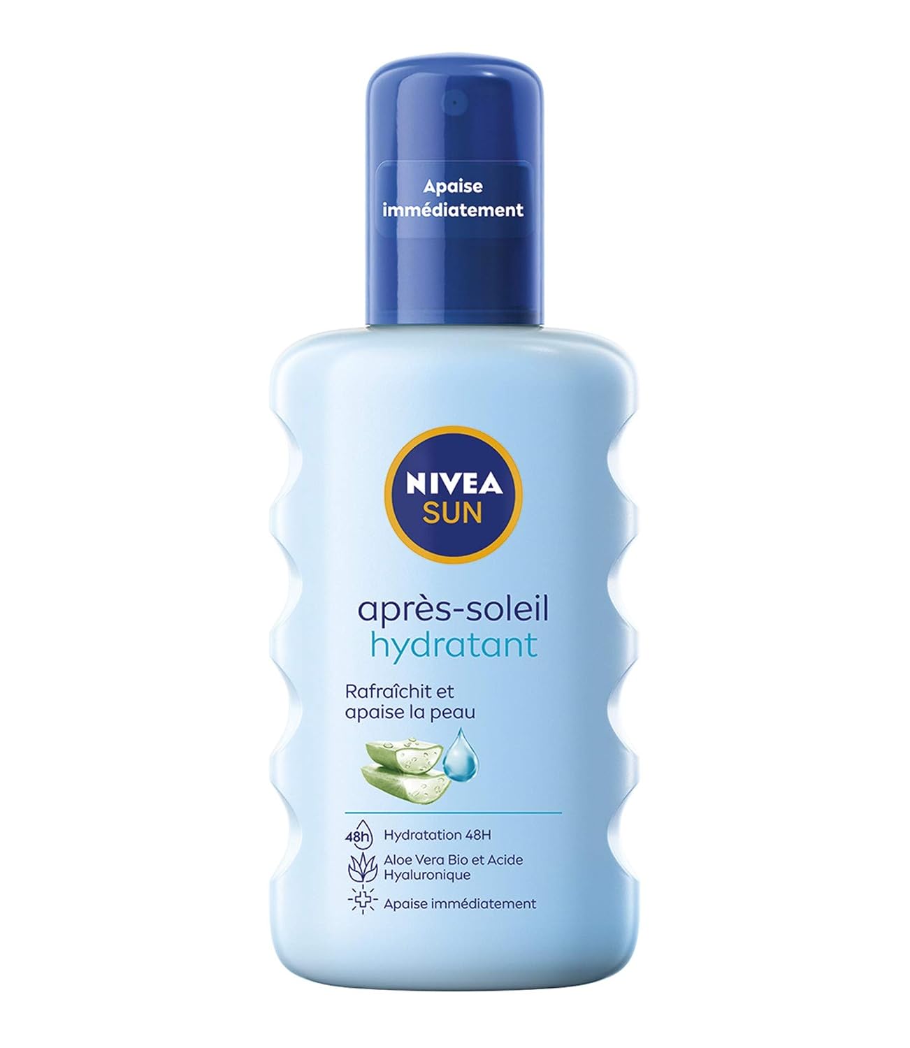 Nivea Sun After Sun Moisture Spray for Body with Aloe Vera and Soothing Comfort, Lightweight Rapid Absorbing Skin Care Spray, 200 ml / 6.8 fl oz – Ideal Daily Body Moisture Support