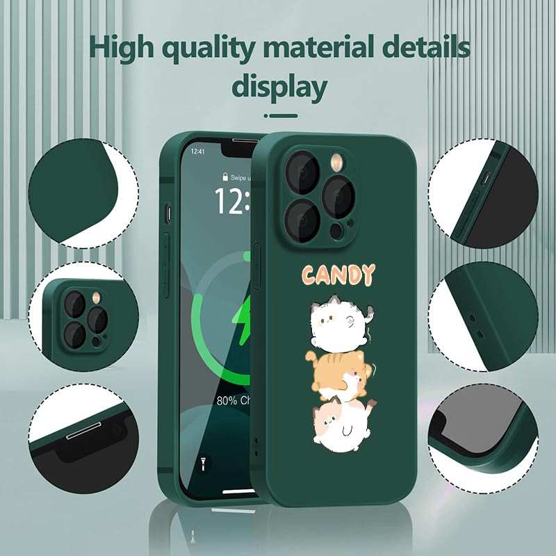 WOKEZ Telefonfodral för Honor 90 Lite 5G med Katter - Ultratunn Skydd