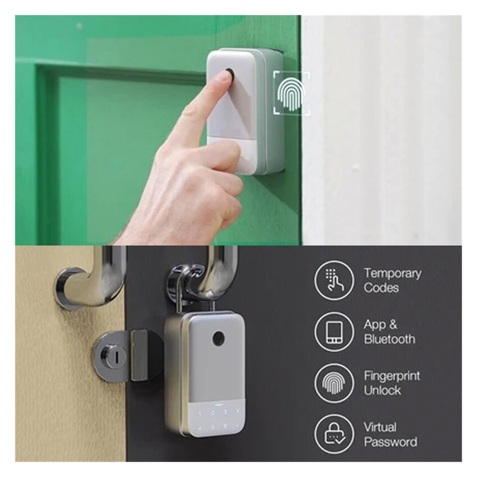 Amazon.co.jp: K1 キーロックボックス スマートフォン用 指紋認証