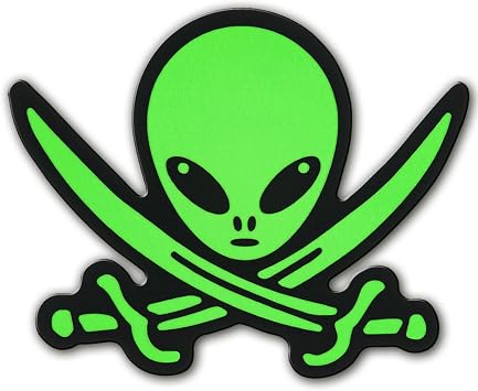 M-Tac Morale PVC Patch MC - Funny Badge for Tactical Military Army Gear with Hook Fastener Alien