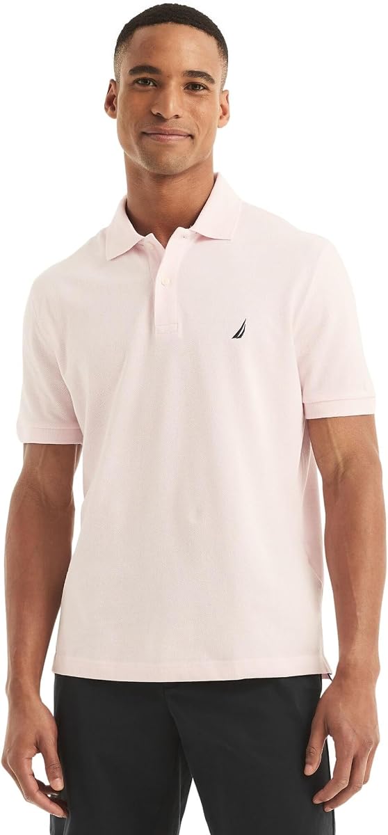 Nautica Polo clásico de manga corta para hombre