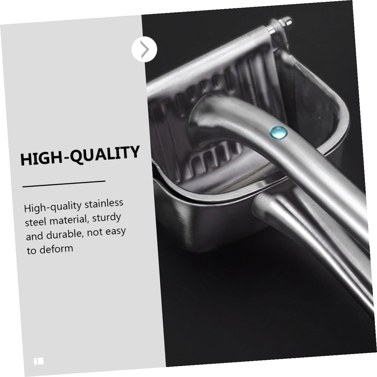 Stainless Steel Manual Lemon Squeezer Portable Hand Press Citrus Juicer Shaped Filter Tip for Orange and Watermelon Juice Extraction Compact Kitchen Gadget for Home and Outdoor Use