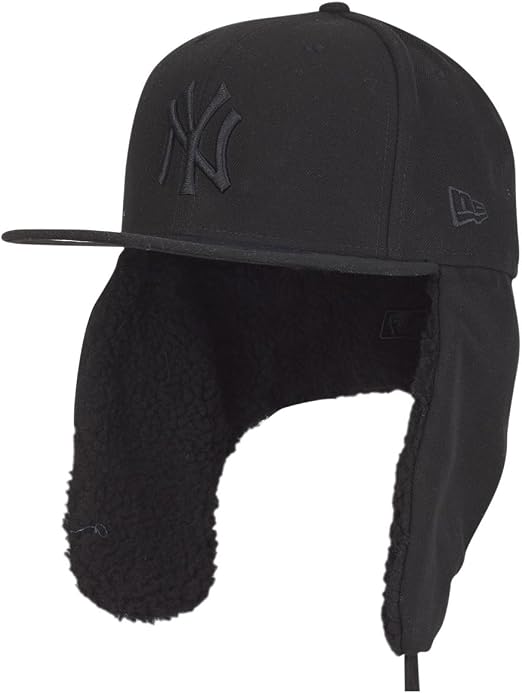 New Era 59Fifty, cappellino invernale con copri-orecchie - New York Yankees,  Unisex Bambini, nero, 7 3/8 - (58,7cm) : Amazon.it