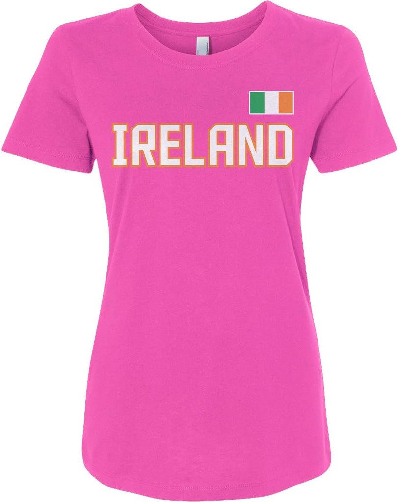 Threadrock Women's Ireland National Pride Fitted T-Shirt