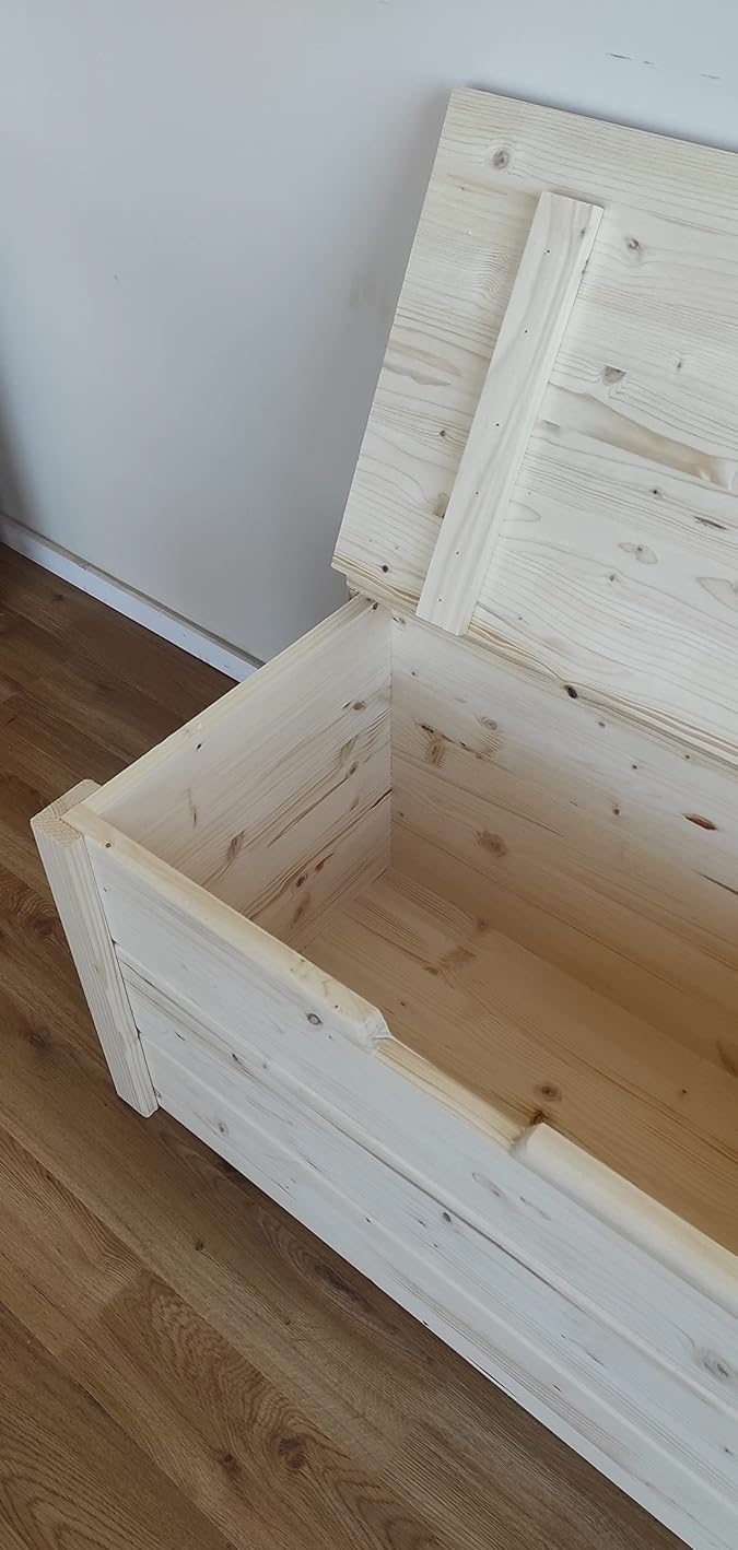 TOTAL WOOD 2012 Cassapanca Contenitore in legno Baule Interno Esterno 150x40x45 CM anche su misura
