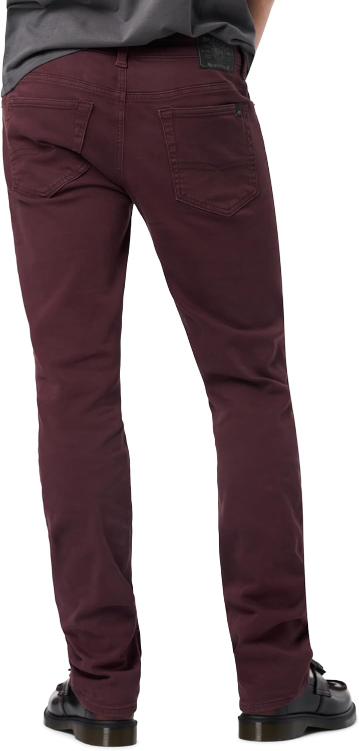 Buffalo David Bitton Mens Non-Denim Straight Leg Six French Terry Pants with Cotton Blend Stretch - Image 3