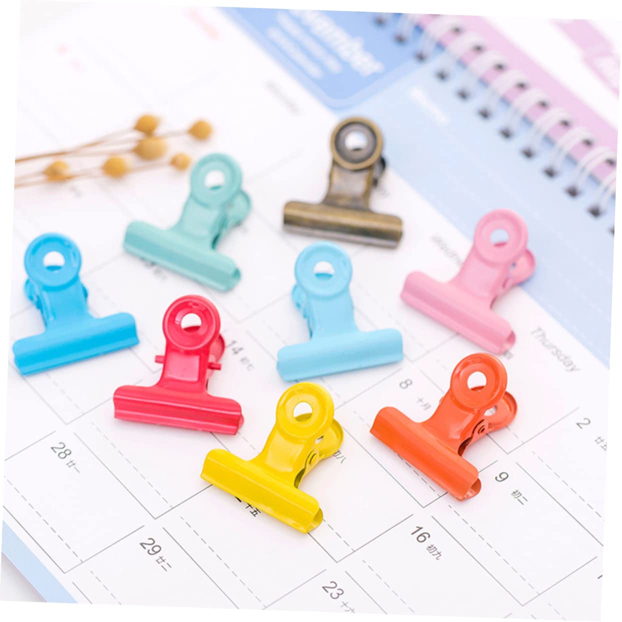 NUOBESTY 120pezzi Clip Metalliche Per Documenti Clip Scrivania Per e Scuola Colori Organizzazione Prezzi