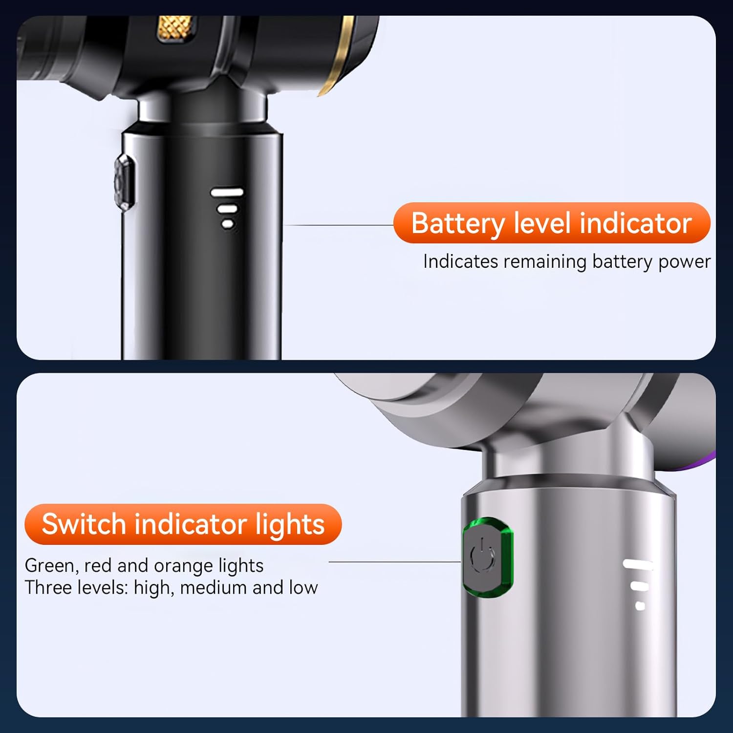 Car Handheld Vacuum Cordless Car Vacuum Cleaner with 16000Pa Ultra-Strong Suction, Brushless Motor, Flexible Hose & HEPA Filter - Lightweight Design Vacuum Cleaners for Home & Car (Silver)