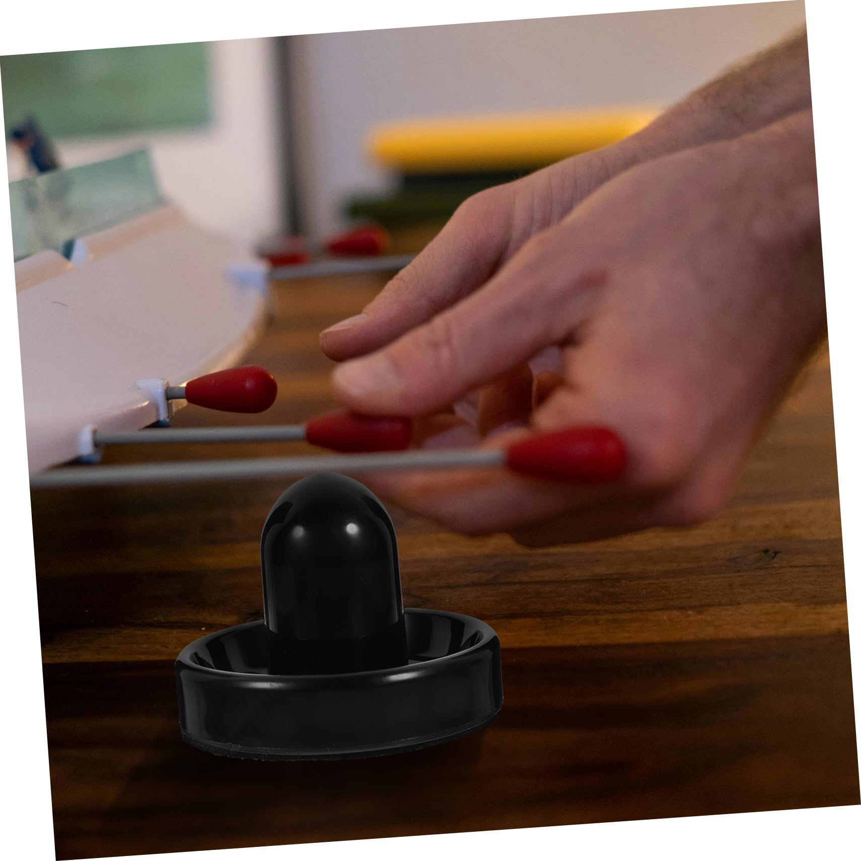 TOYANDONA 4sets Tavolo Da Hockey Su Ghiaccio Con Dischi e Pusher Interattivi Accessori Per Giochi Da Tavolo Per Feste e Eventi Sociali e Leggero