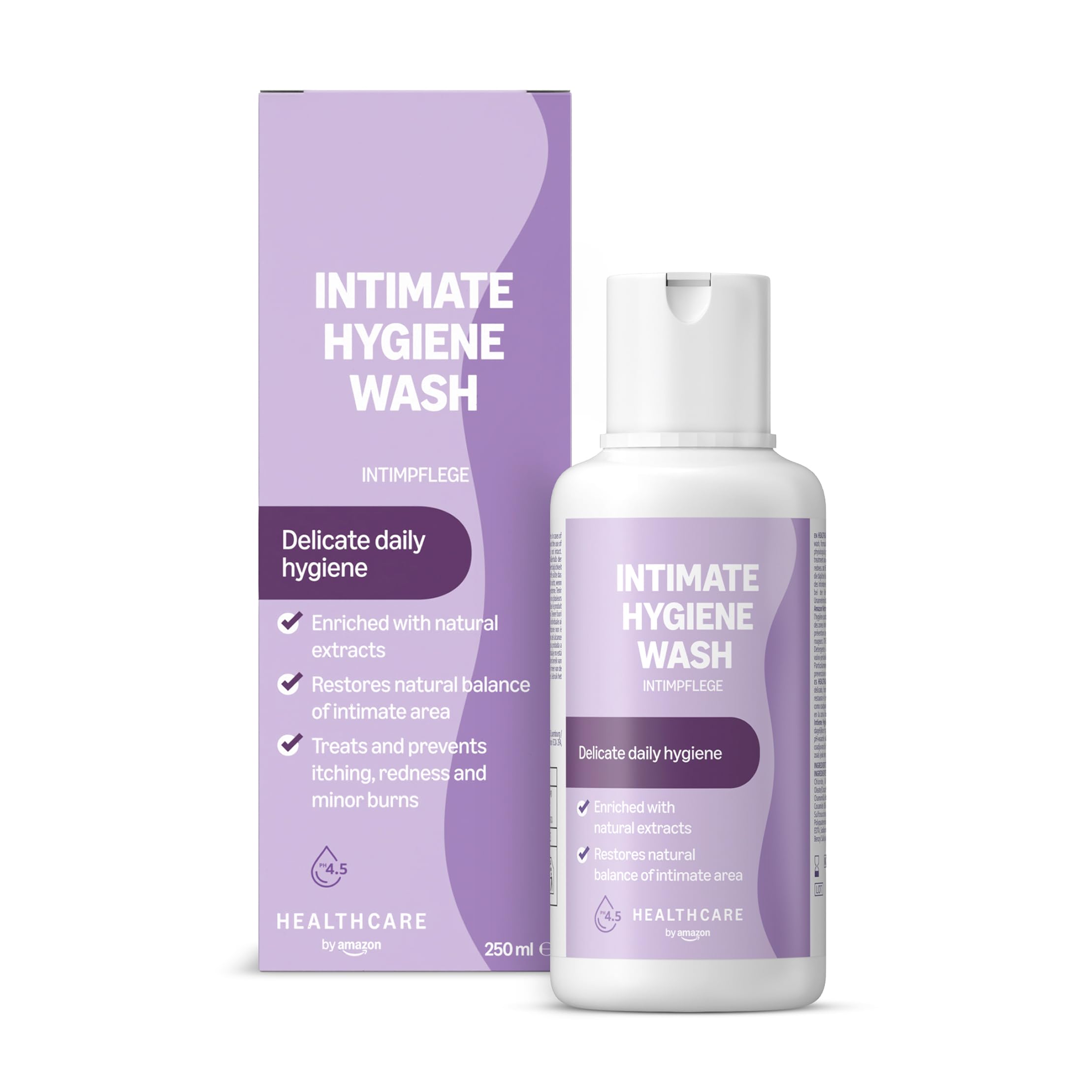 Healthcare By Amazon - Intimate Wash 250 ml (Previously Amazon Basic Care) – Packaging May Vary
