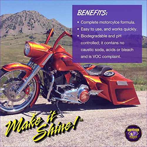 WIZARDS - Bike Wash, Professional High-Gloss Detailing and Surface Cleaner Spray (22 oz.) - Thumbnail 4