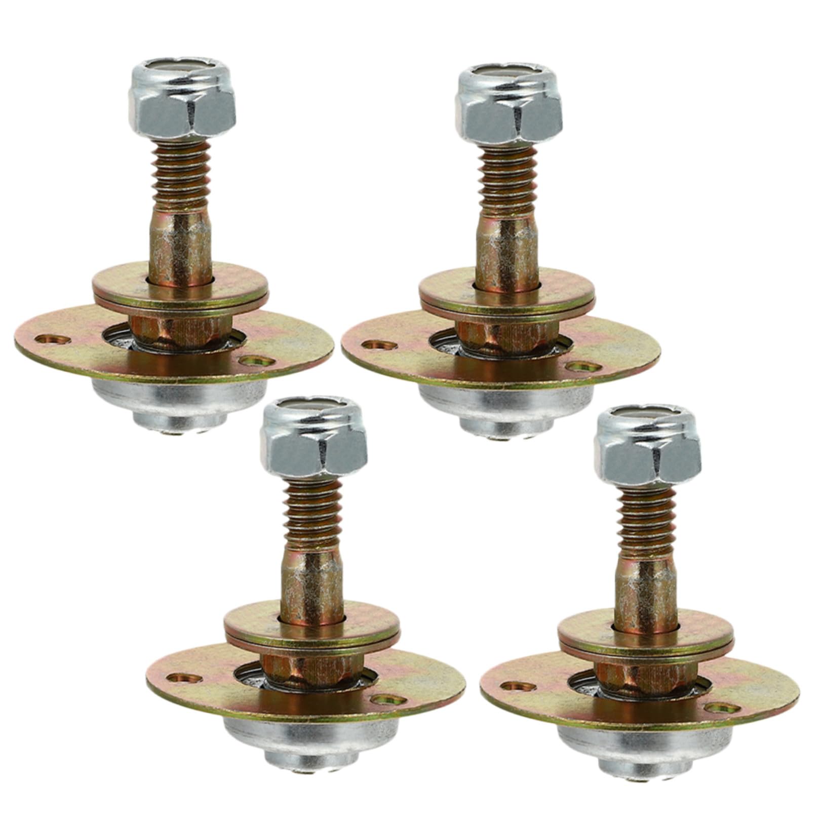 Accesorios de muebles y herrajes para mecedoras de hierro dorado VALICLUD, 4 piezas