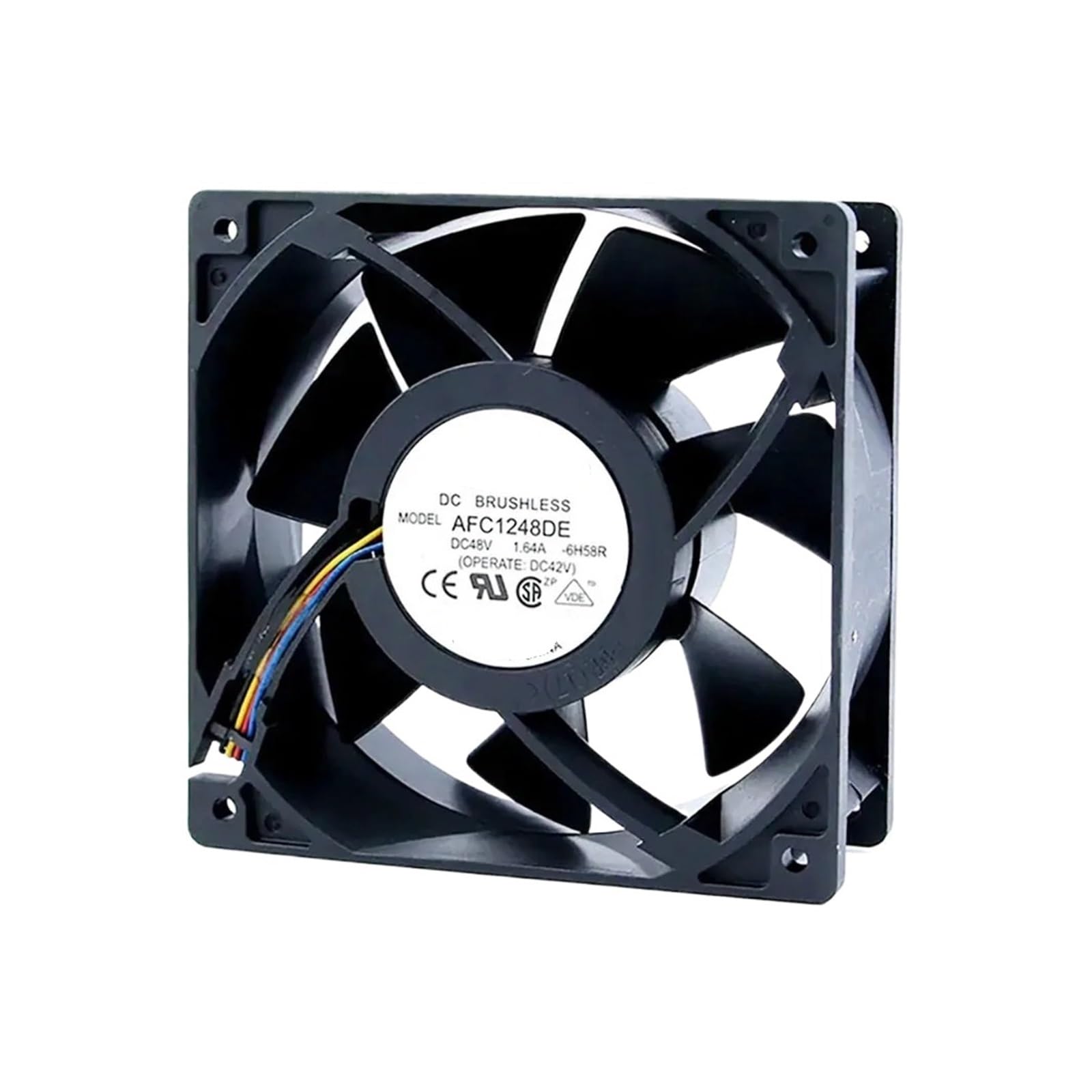 YLPWKMVZ Server Speed Case cooling fan AFC1248DE 48VDC 1.64A 120 * 38mm 4pin PWM Speed Control
