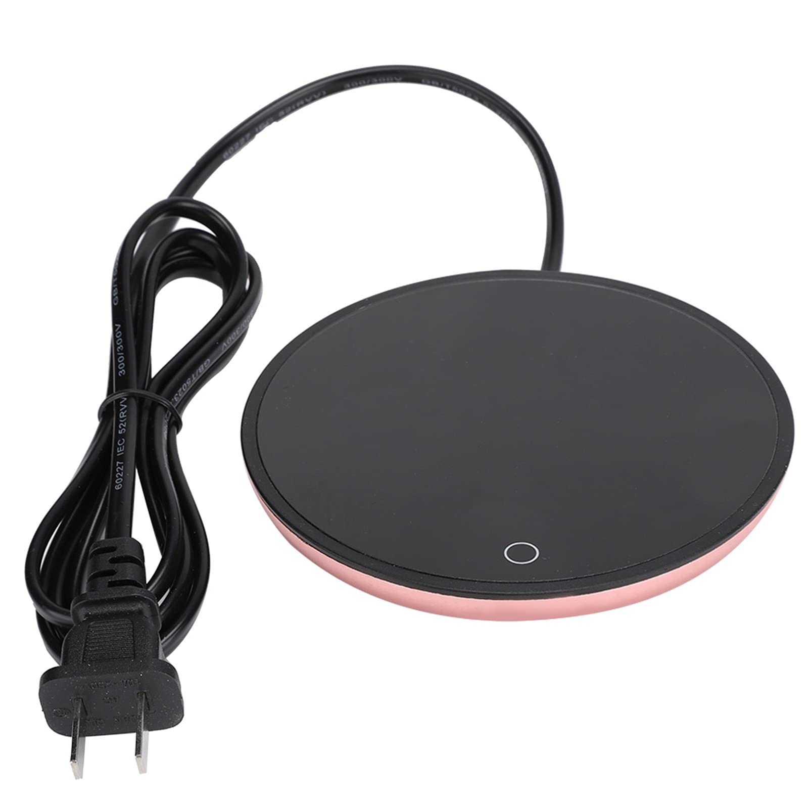 Mug Warmer Coasters,Electric Touch Heating Cup Mat Warm Pad for Coffee Tea Milk for Home Office Desk(Gold)