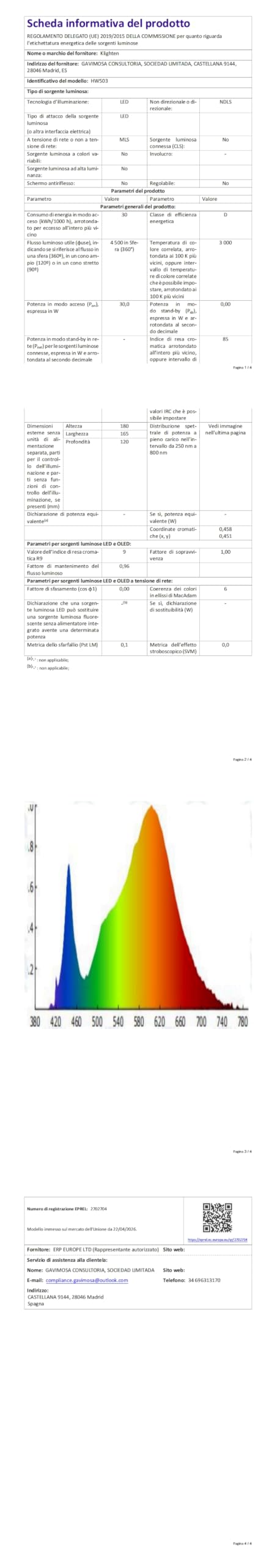 Klighten Luz exterior con sensor movimiento 30W IP65 3000K blanco cálido para patio/jardín/gris antracita