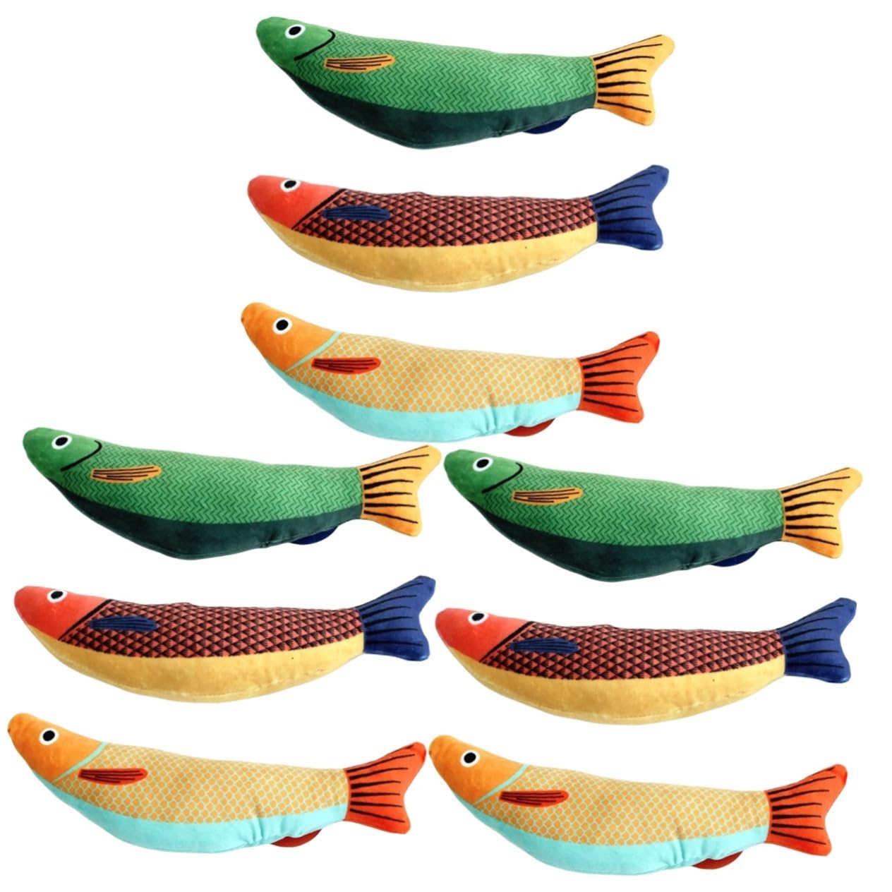 Happyyami 9 Pz giocattolo per gatti giocattoli interattivi per gatti per gatti indoor gatto esercizio giocattolo cane cat toys giocattoli per gatti giocattolo pesce gatta forma di pesce