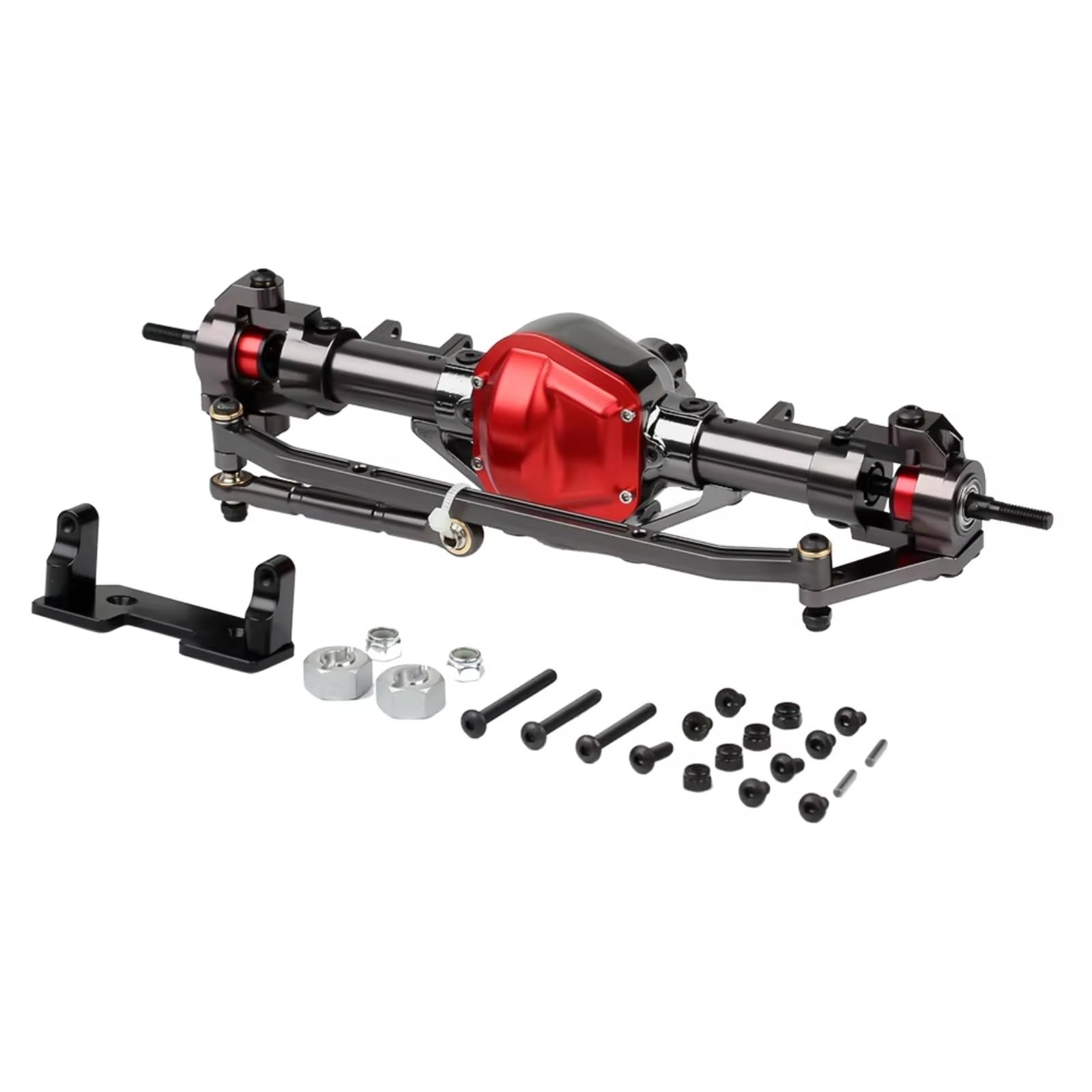ASSE del Portale RC per Axial per SCX10 1/10 RC per Rock Crawler Ricambi Auto Accessori Set Assale Anteriore E Posteriore Metallo CNC(1Set)