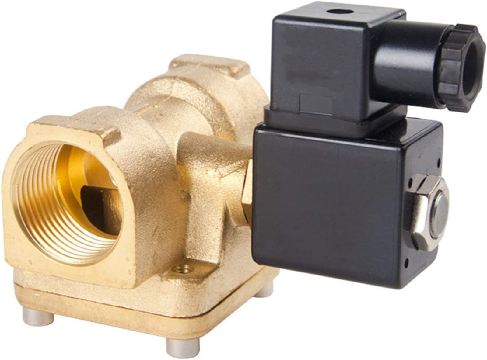 Elektryczny zawór słoneczny 1/4, 3/8, 1/2, 3/4, 1 calowy wysokociśnieniowy normalnie zamknięty pneumatyczny do oleju wodnego 12 V, 24 V, 220 V, 110 V, użytkowy, 5 V, DN50