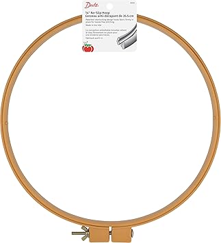 Dritz 3203 Plastic No-Slip Quilting Hoop, 14-Inch, Natural
