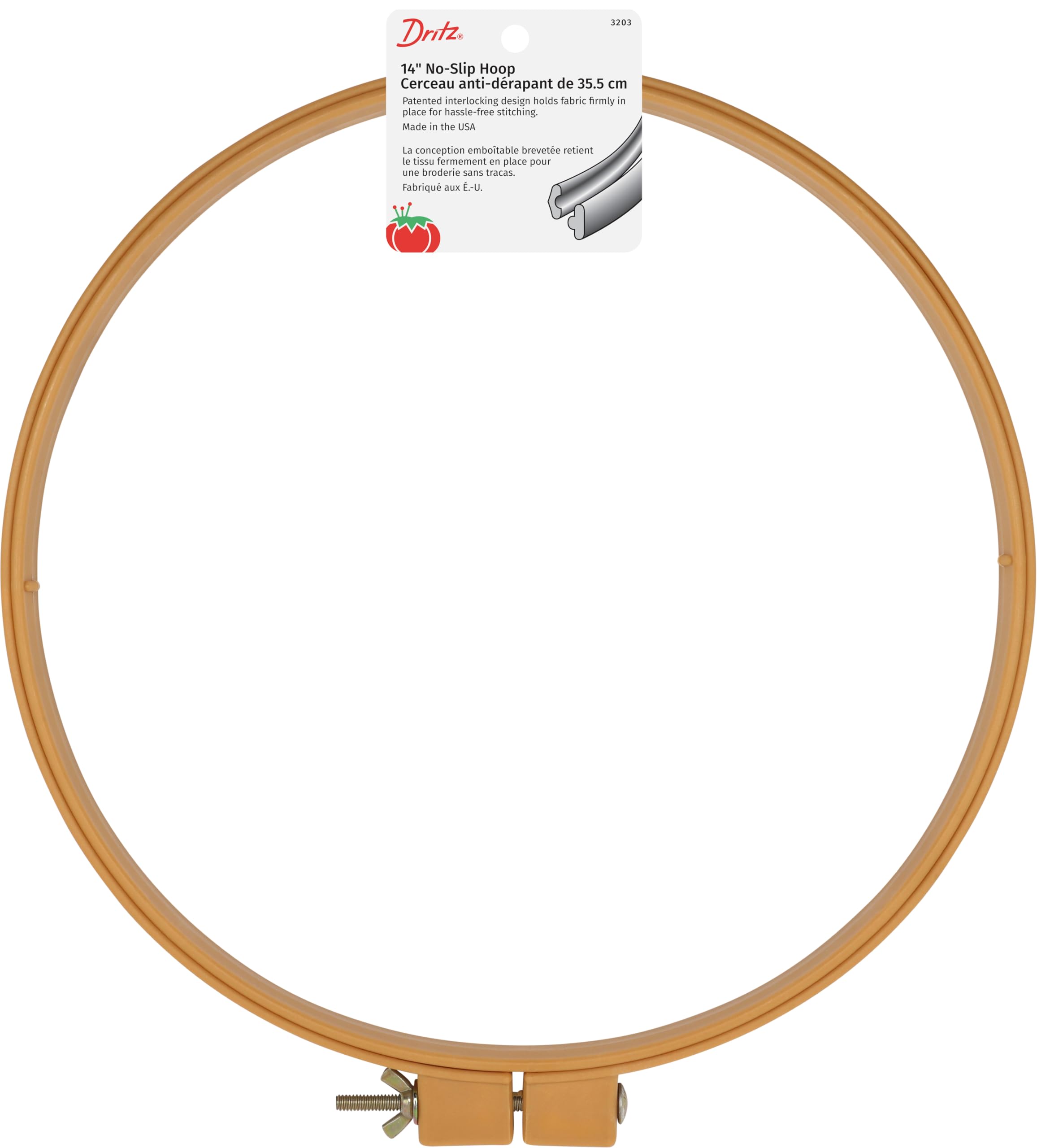 Aro de acolchado Dritz para crear colchas hechas a mano cómodamente en tu rincón de costura