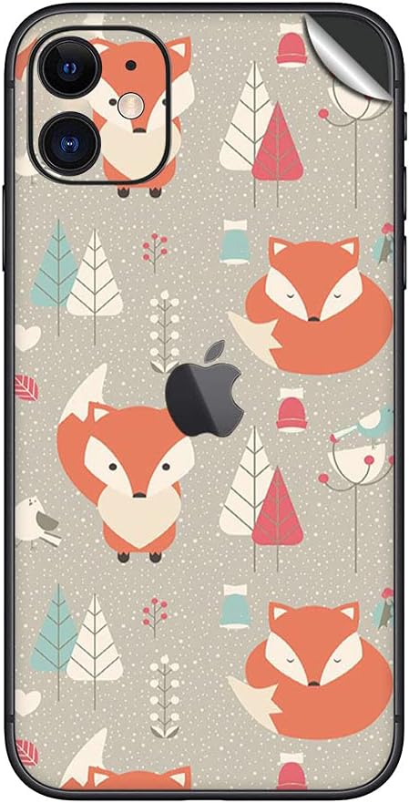 GADGETS WRAP Printed Vinyl Skin Sticker Decal for Apple iPhone 11 - Foxy