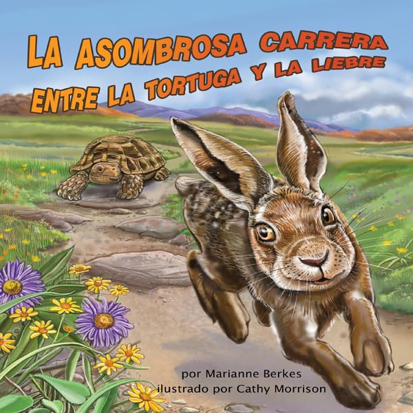 Cover art for La asombrosa carrera entre la tortuga y la liebre [The Amazing Race Between the Tortoise and the Hare]