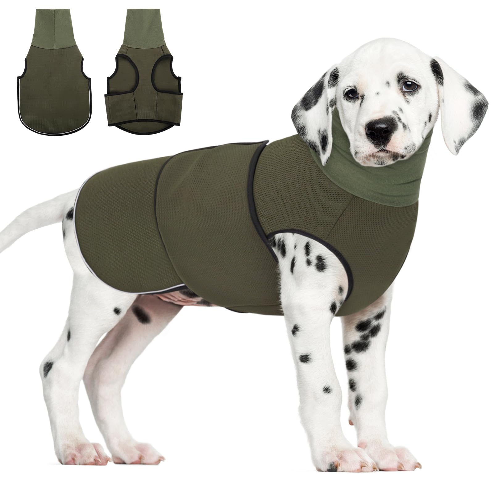 AOFITEE Dog Anxiety Calming Hoodie, Thunder Jacket for Dogs Anxiety, Breathable Calming Shirt for Fireworks, Thunder, Travel, Separation, Pet Hoodies