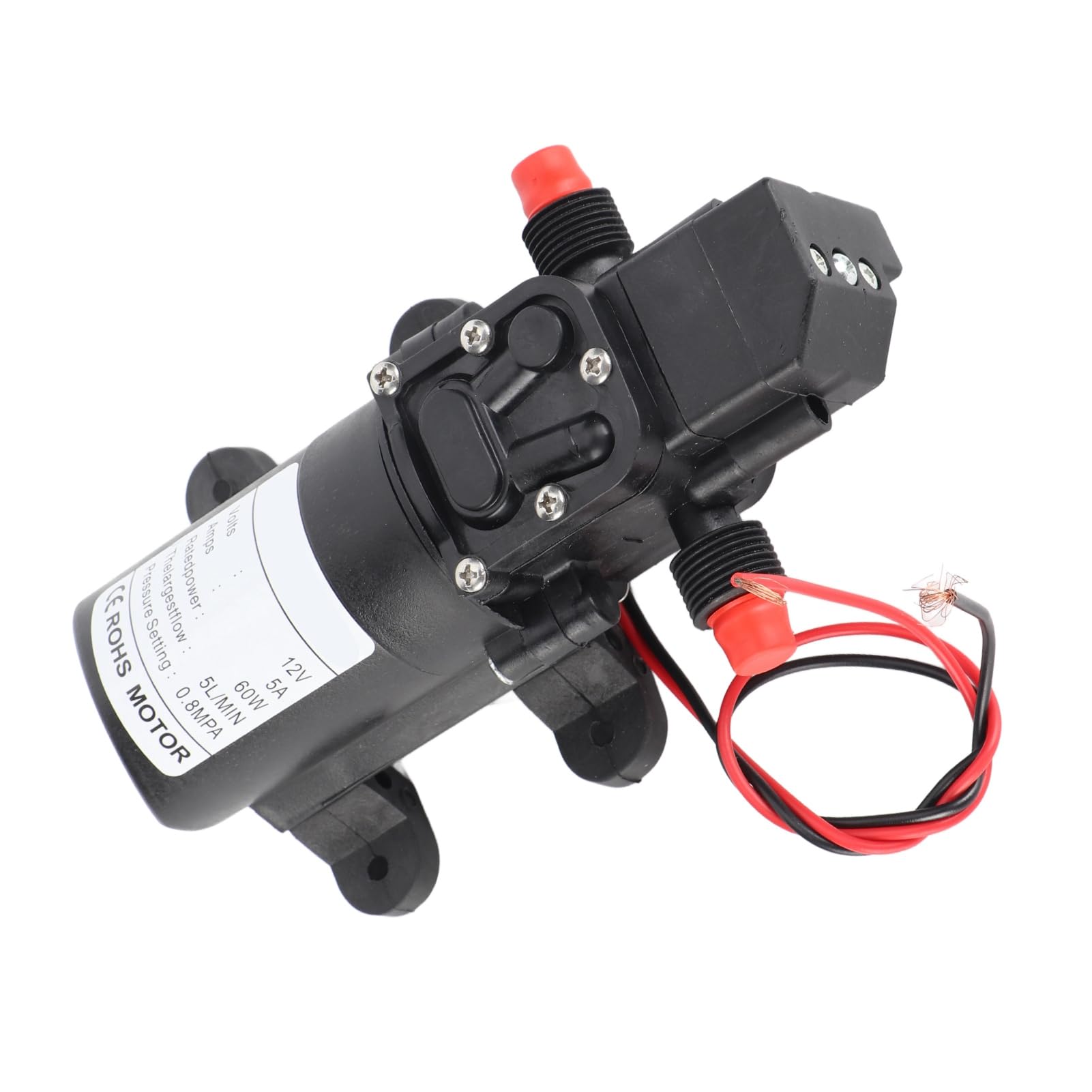 Pompe auto-amorçante, pompe de transfert de pompe à diaphragme Pompe à eau haute pression pour extérieur pour douche d'arrosage de jardin