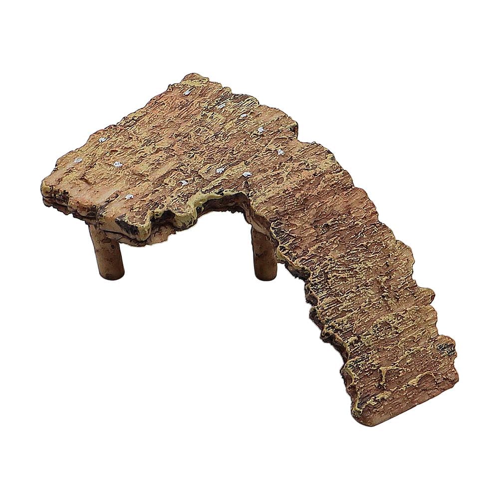 FONGKNOX 16x9x6cm Turtle Climbing Platform Terrace Basking Ramp Turtle Hideout Cave Fish Hideout Cave Resin Aquarium Container Reptile Tank Accessories