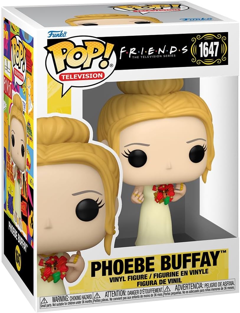 POP TV: Friends – Phoebe Buffay - (Yellow Dress) - Collectable Vinyl Figure - Gift Idea - Official Merchandise - for Kids & Adults - TV Fans - Model Figure for Collectors and Display
