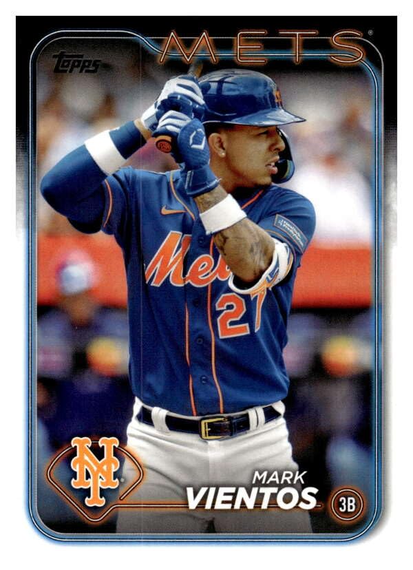 Amazon.com: 2024 Topps #78 Mark Vientos NM-MT New York Mets