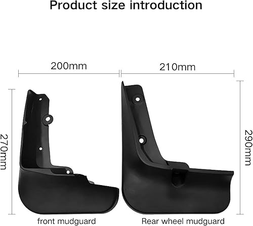 Miniatura 7 de Kit de aletas de barro para coche, guardabarros para Mazda CX-5 2022-2023, moldeadas personalizadas delanteras y traseras, protectores contra