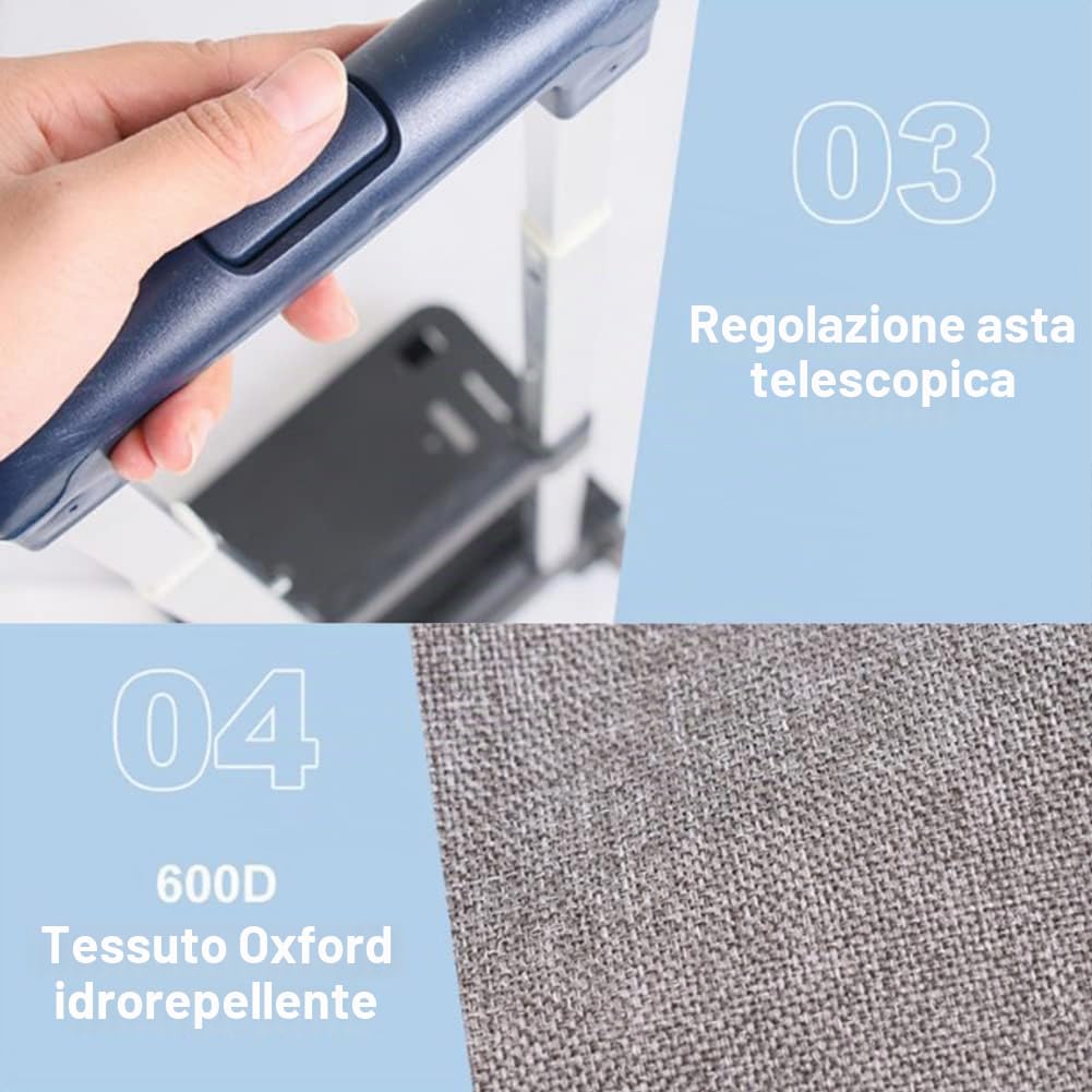 Borsa termica termica pieghevole estesa, scatola isolata con maniglia, dispositivo di raffreddamento portatile per bevande con ruote, borsa termica impermeabile per picnic, campeggio, grigio