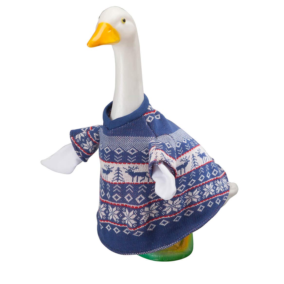 Fox Valley Traders Blue and White Sweater Goose Outfit by GagglevilleTM, Fits Large 23