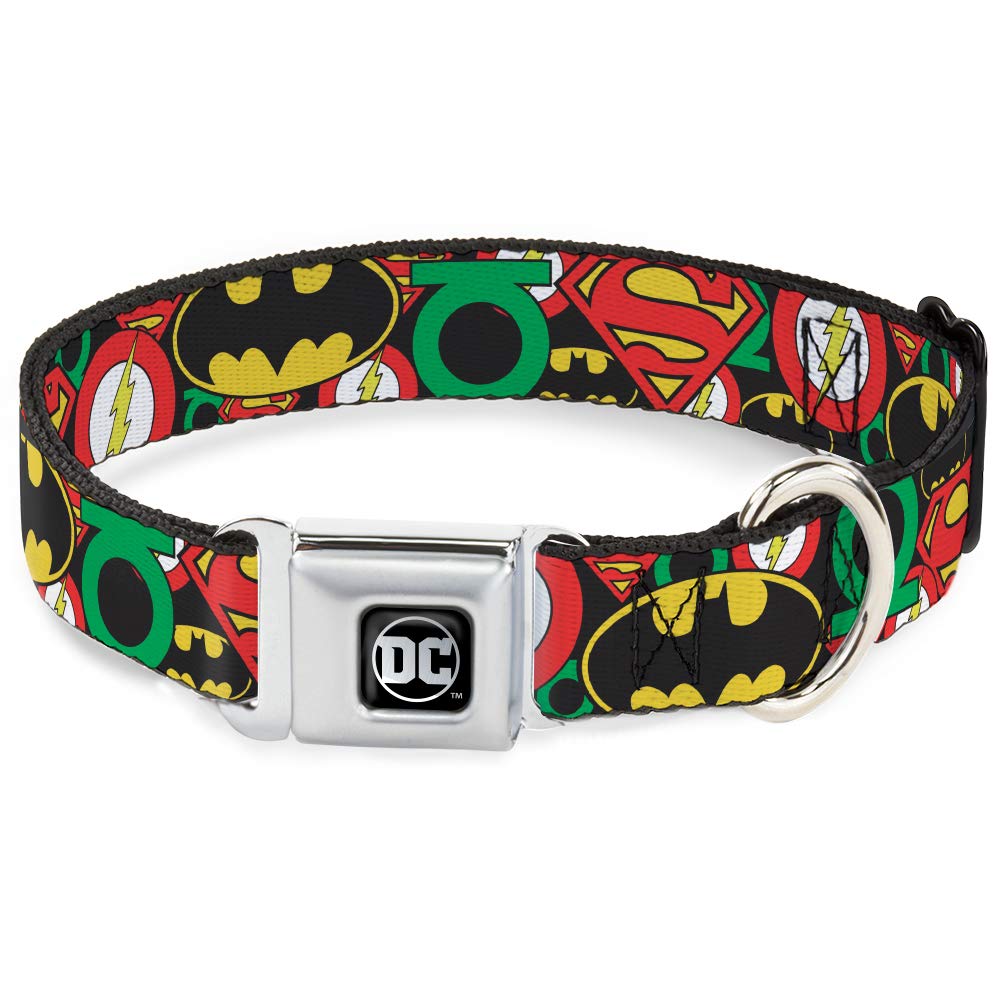 Collier de chien Buckle Down DC Originals pour résoudre les problèmes de fuite et de taille ajustable