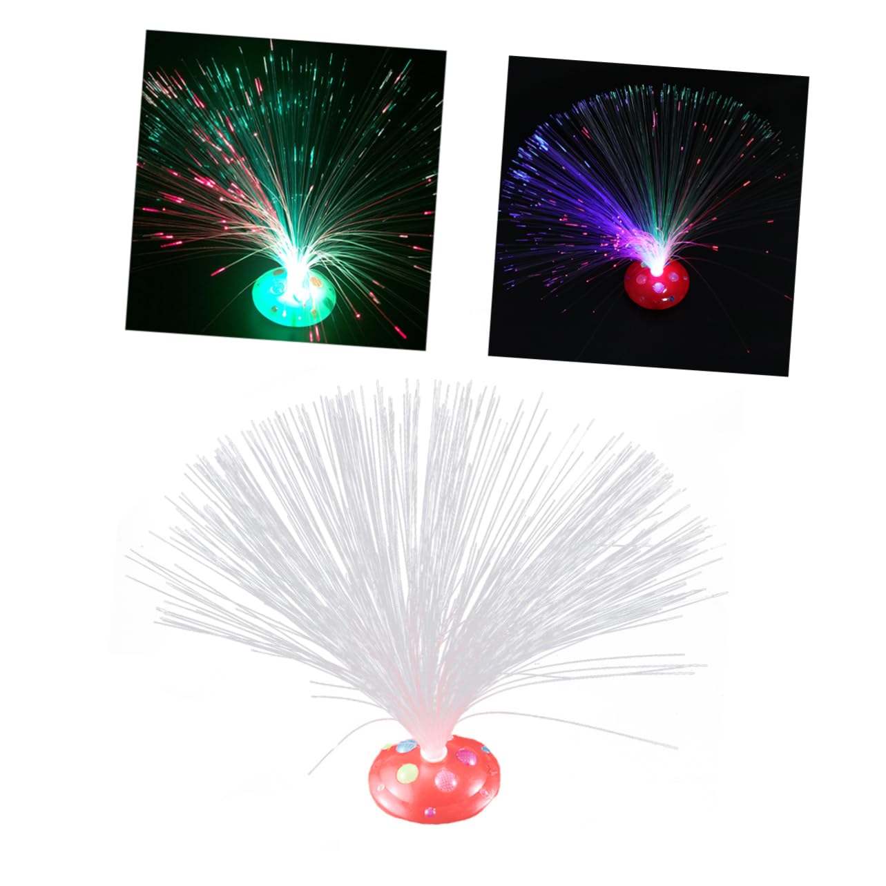 Veemoon Fiber Optic Star Lights Led Night Lamp for Bedroom Dinner Table Decorations Lights for Home and Outdoor Use Random Color