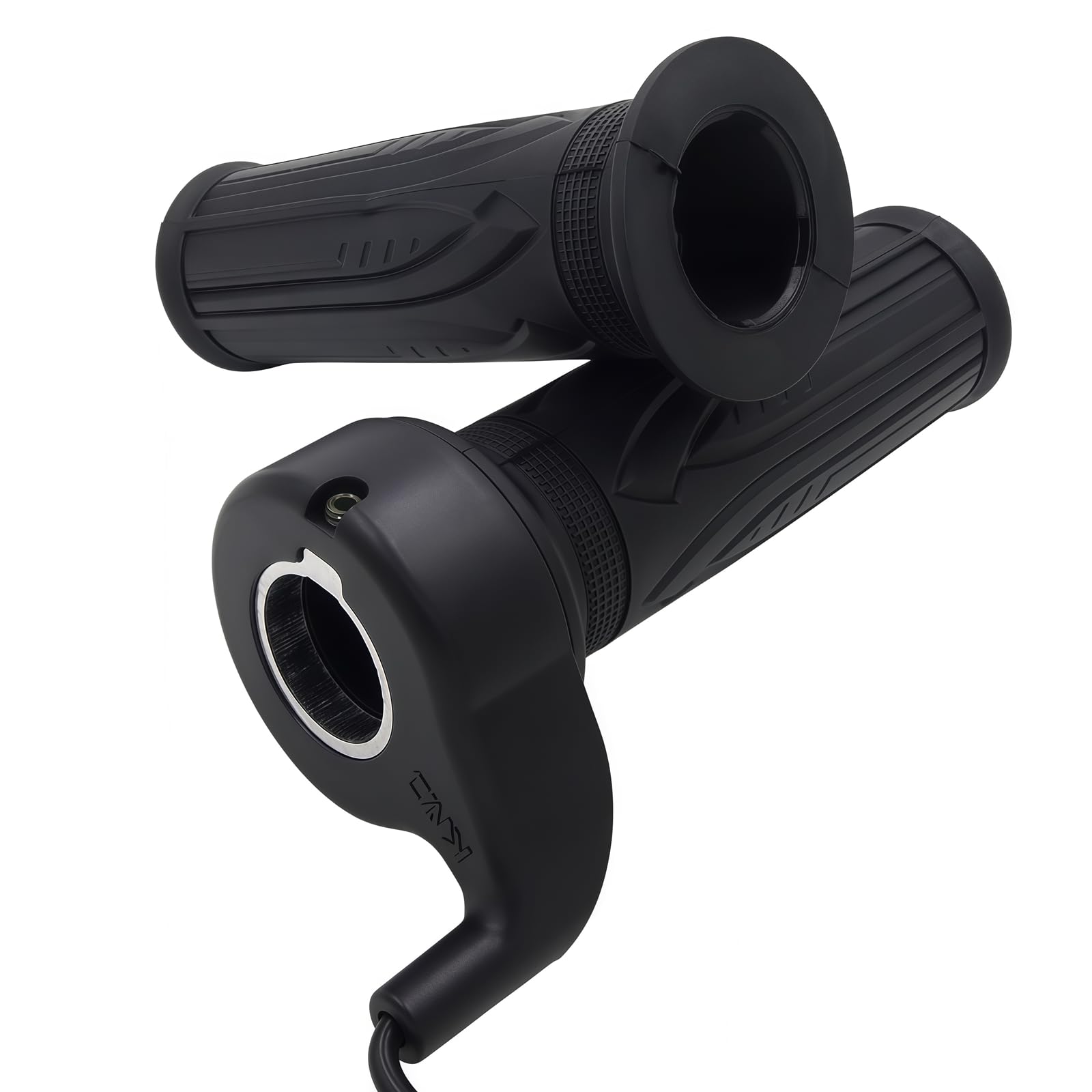 SEMIMO E-Bike 20X Full Twist Throttle Grip – 12V-72V Acceleratore per bici elettrica scooter moto per manubri da 22,2 mm con connettore impermeabile a 3 pin