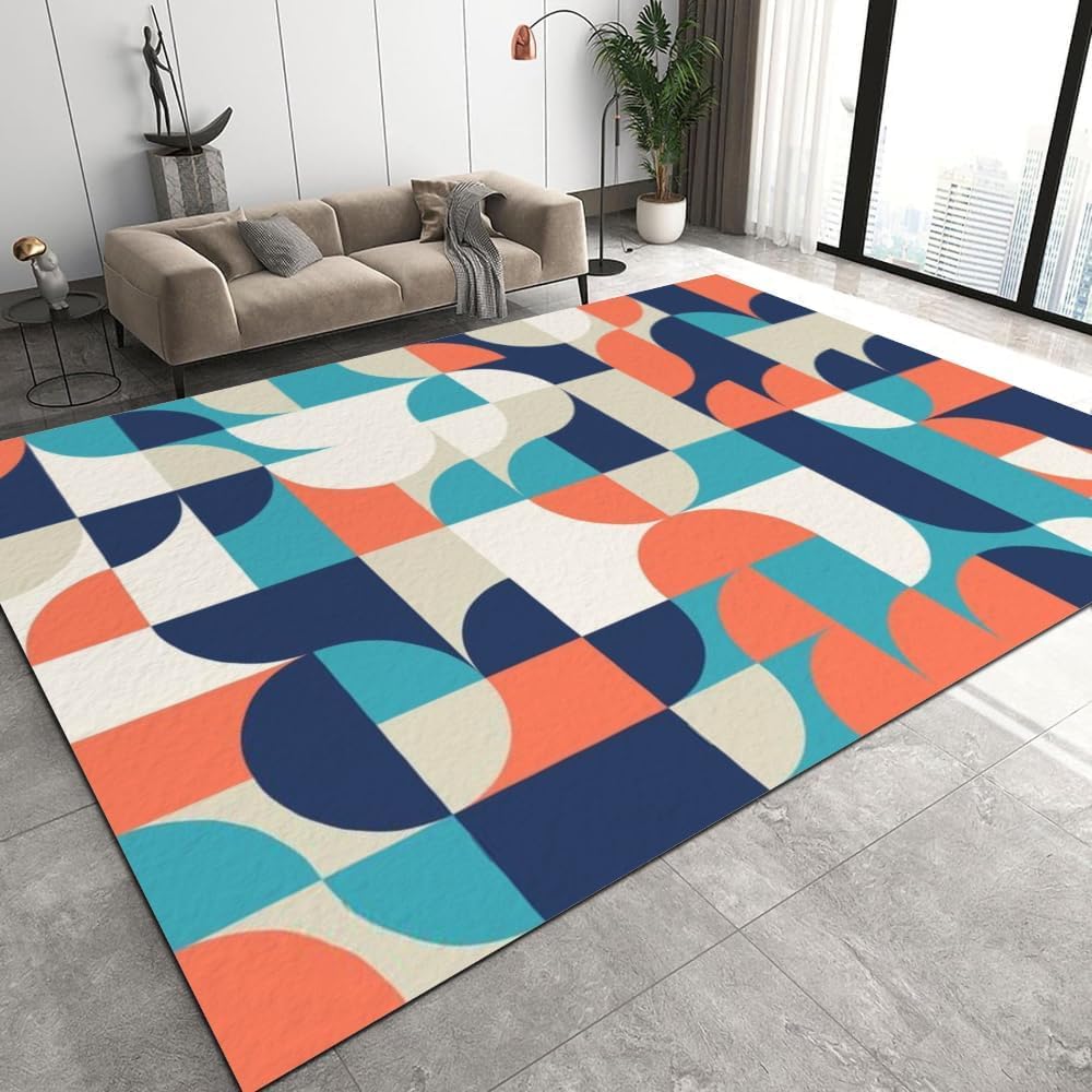 Tapis de chambre impression 3D 180x280 cm en fibre de polyester douce