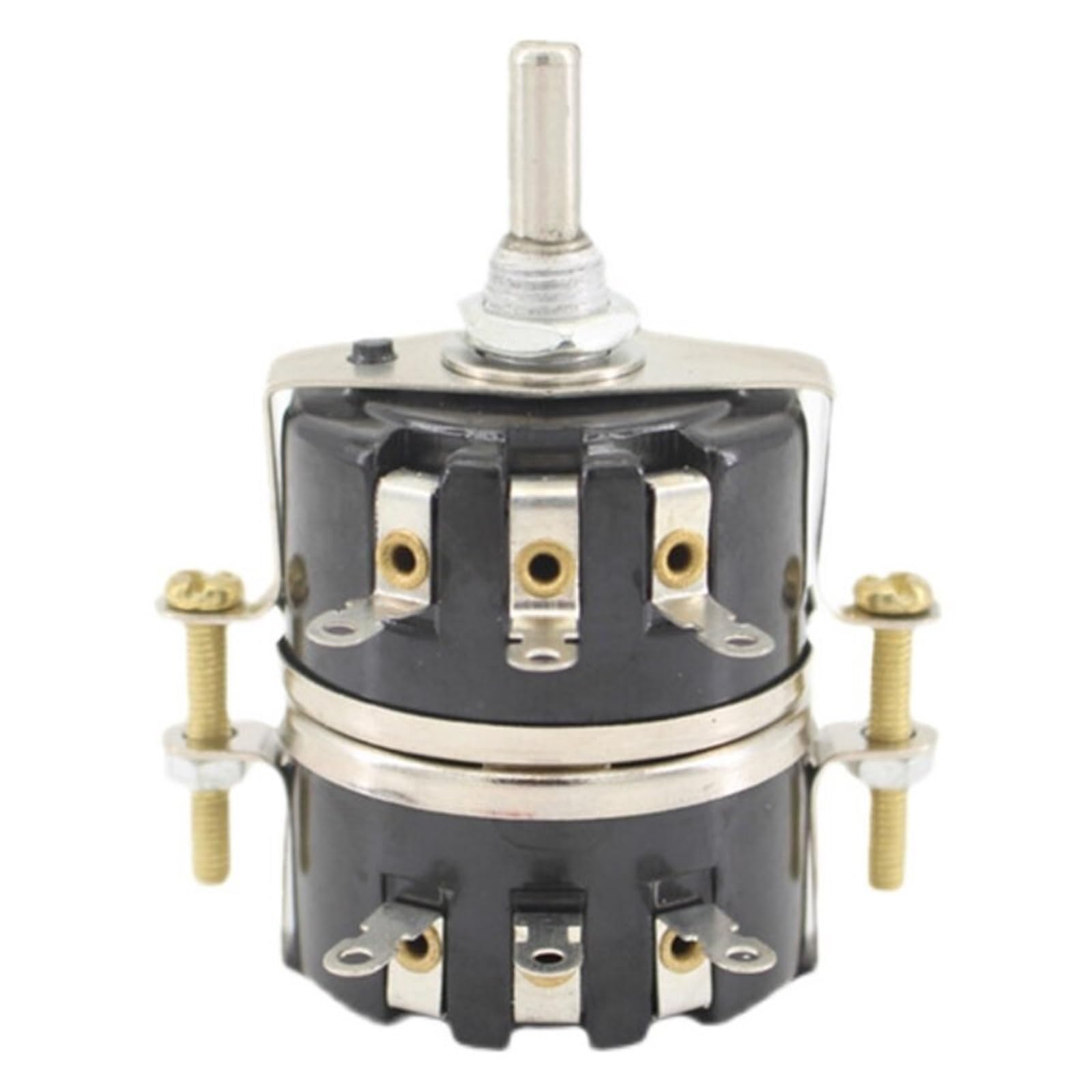 WX250 Podwójny 5 W pojedynczy drut wirowany potencjometr 1K 2K2 4K7 10K 22K 47K (potencjometr 1K z pokrętłem i tarczą)