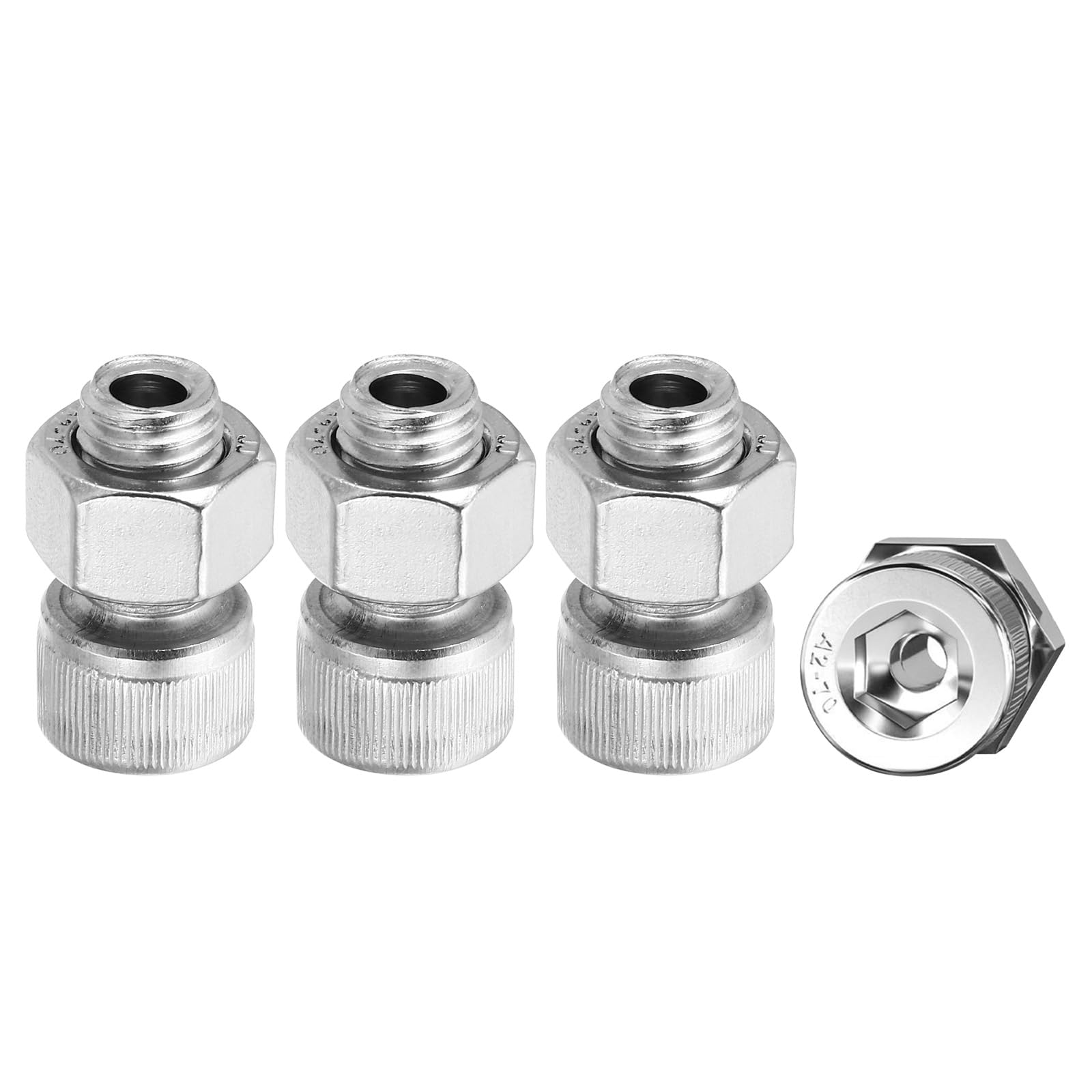 PATIKIL M12x20mm 304 Stainless Steel Hollow Bolt